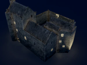 castle doune 3D Model