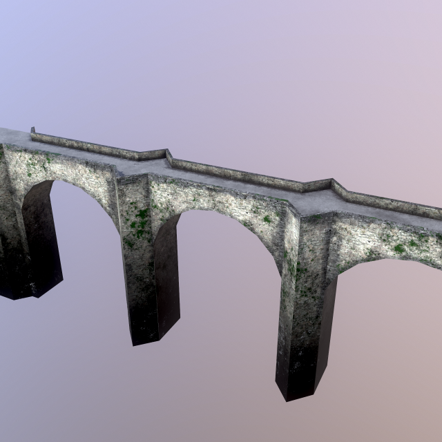 kirkfieldbank old bridge 3D Model .c4d .max .obj .3ds .fbx .stl .blend 