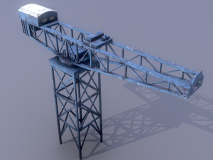 james watt dock crane 3D Model