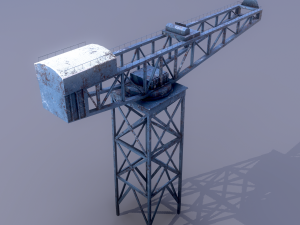 james watt dock crane Modelo 3D