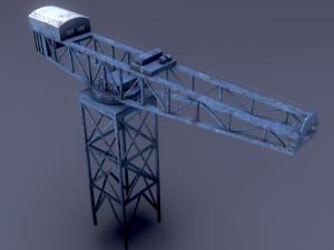 james watt dock crane Modelo 3D