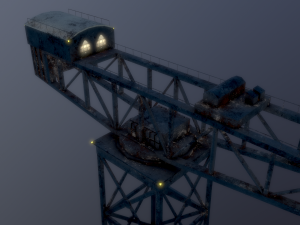 james watt dock crane Modelo 3D