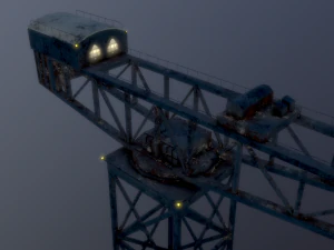 james watt dock crane 3D Model