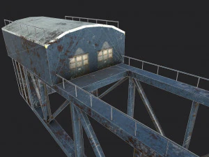 james watt dock crane 3D Model