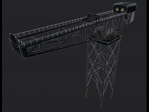 james watt dock crane Modelo 3D