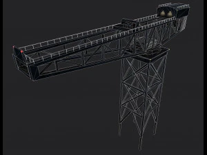 james watt dock crane 3D Model