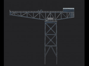 james watt dock crane Modelo 3D