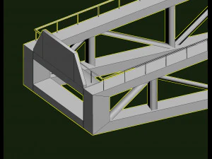 james watt dock crane 3D Model
