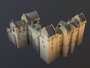 fyvie castle 3D-Modell