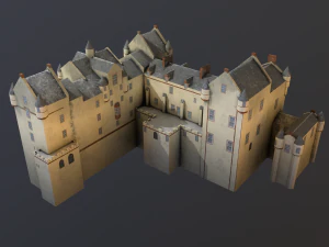 fyvie castle 3D Model