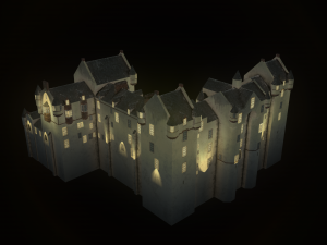 fyvie castle Modelo 3D