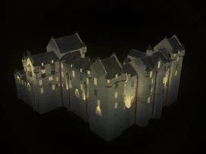 fyvie castle 3D Model