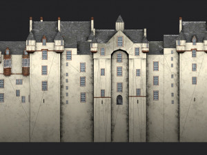 fyvie castle Modelo 3D