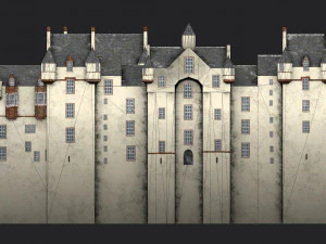 fyvie castle 3D Model