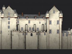 fyvie castle Modelo 3D