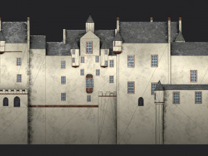 fyvie castle Modelo 3D
