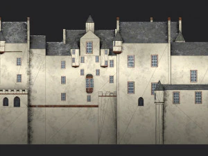 fyvie castle 3D Model