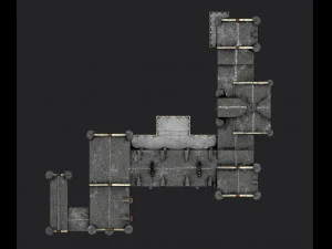 fyvie castle 3D Model