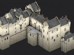 fyvie castle 3D Model