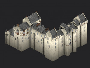 fyvie castle Modelo 3D