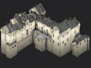 fyvie castle Modelo 3D