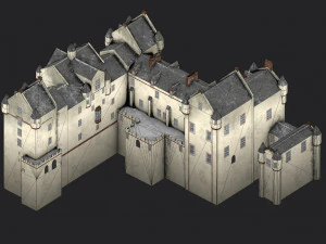 fyvie castle 3D Model