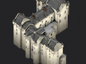 fyvie castle 3D Model