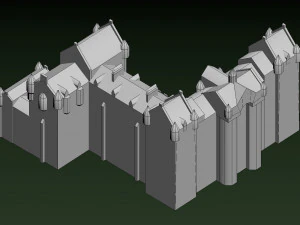 fyvie castle 3D Model