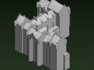 fyvie castle Modelo 3D