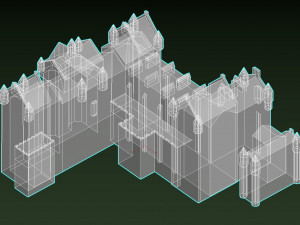 fyvie castle Modelo 3D