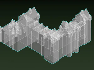 fyvie castle 3D Model