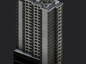 blu building Modèle 3D