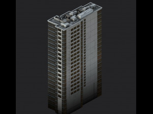 blu building Modèle 3D