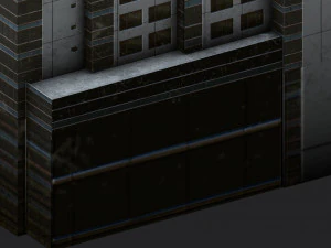 blu building 3D Model