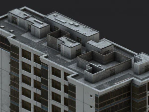 blu building 3D Model