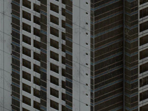 blu building 3D Model