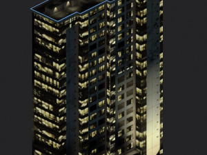 blu building Modèle 3D
