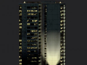 blu building 3D Model