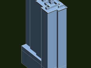 blu building Modèle 3D