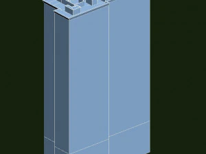 blu building 3D Model