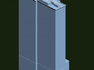 blu building 3D Model