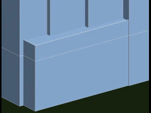 blu building 3D Model