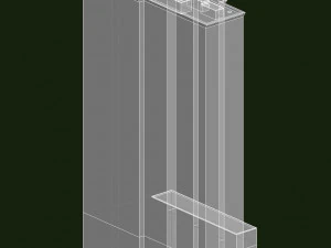 blu building 3D Model