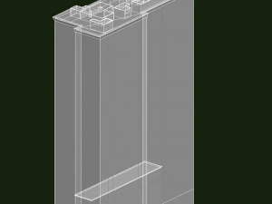 blu building 3D Model