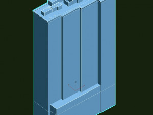 blu building Modèle 3D
