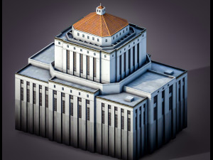 alameda county courthouse 3D Model