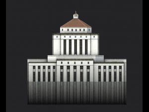 alameda county courthouse 3D Model