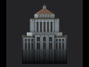 alameda county courthouse 3D Model