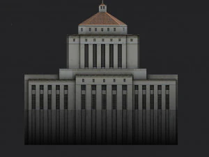 alameda county courthouse 3D Model