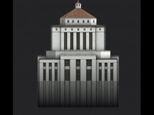 alameda county courthouse Modelo 3D